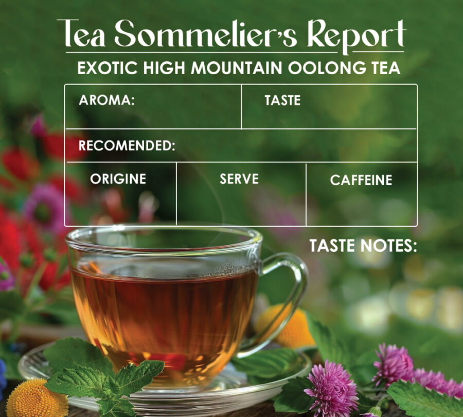 Exotic High Mountain Oolong Tea