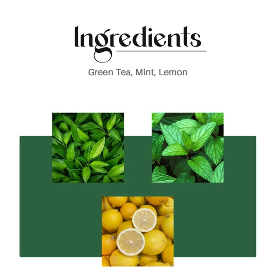 Green Tea-Miracle Mint, Lemon