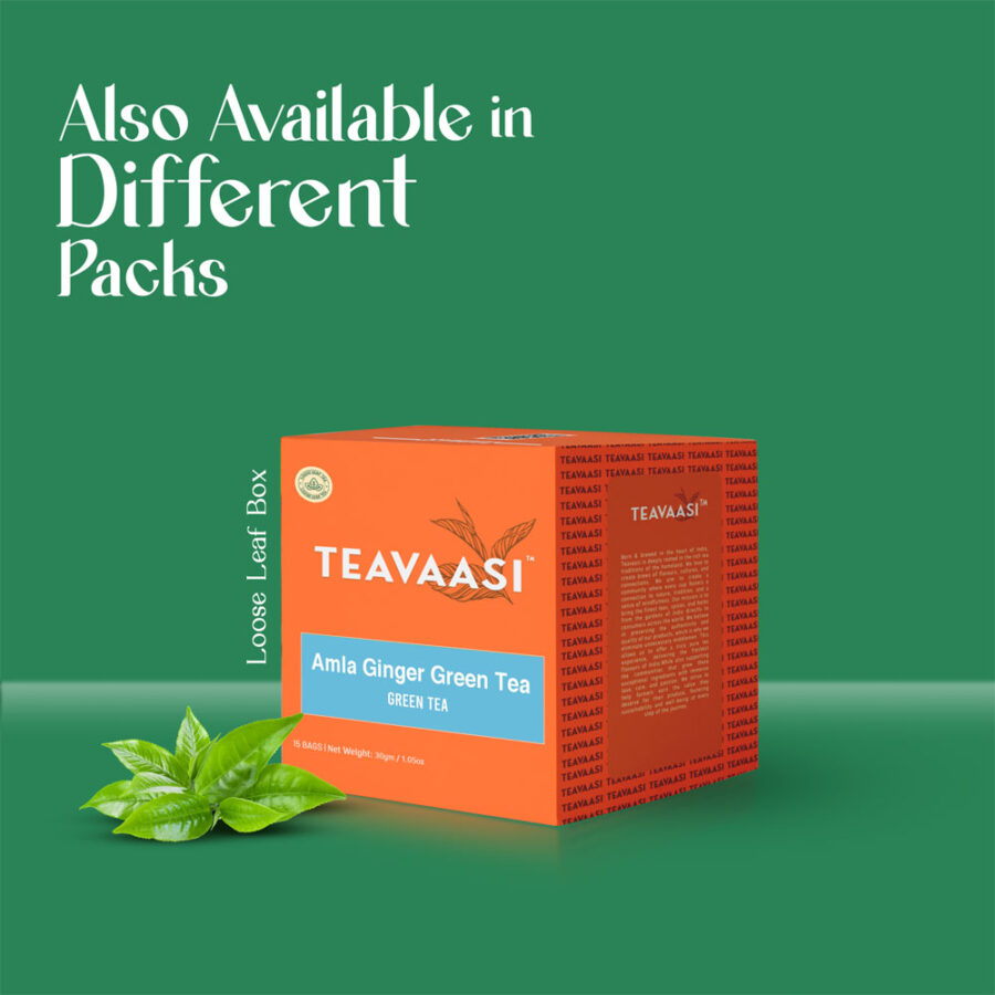 Amla Ginger Green Tea