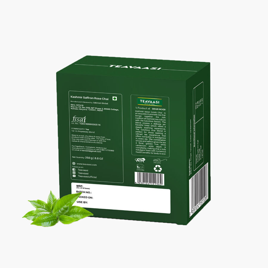 Kashmiri Kesar Gulab Chai (Signature Blend)
